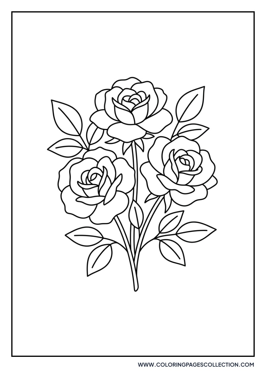 Cluster of Small Roses