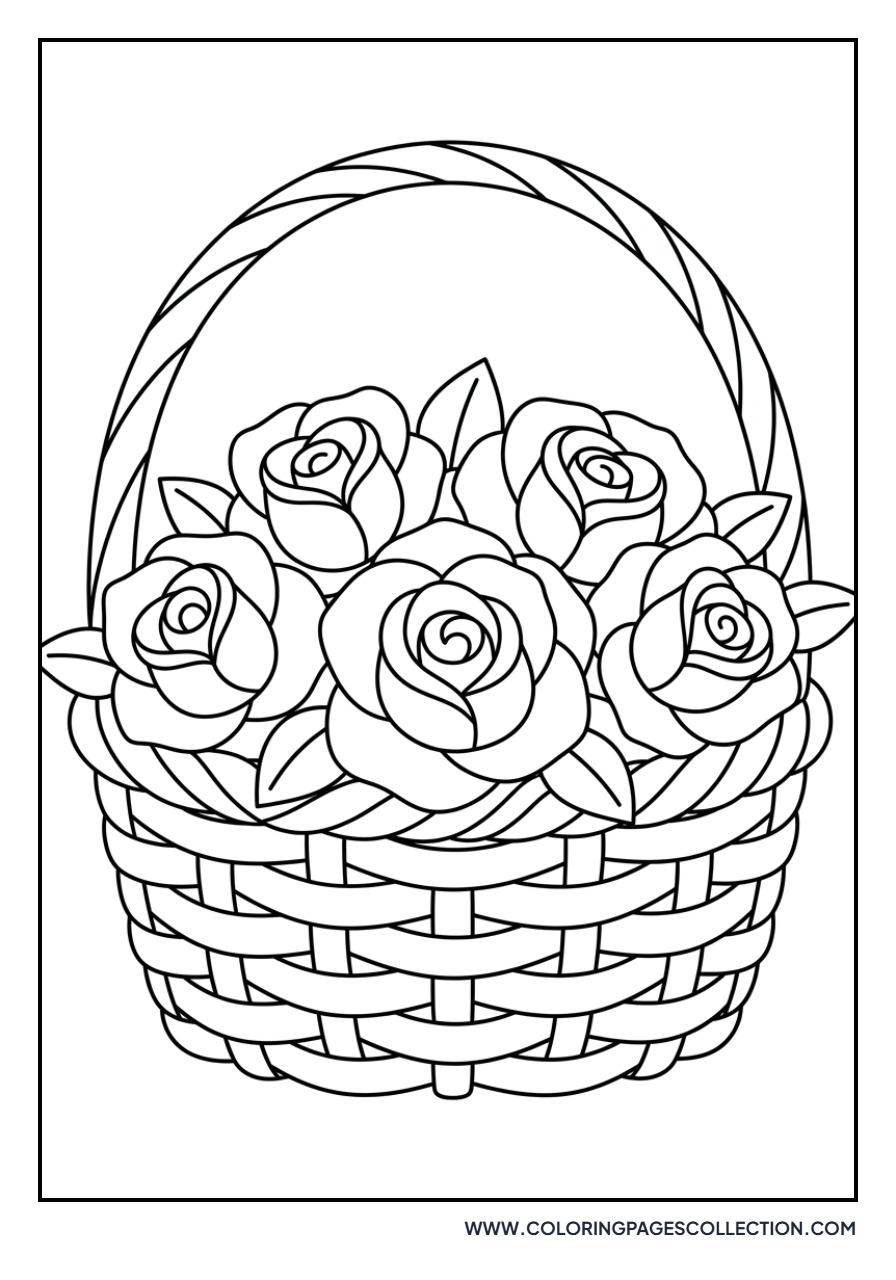 Rose and Basket