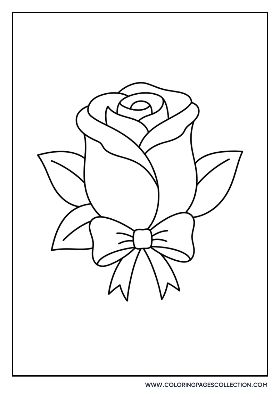 Rose and Bow Tie