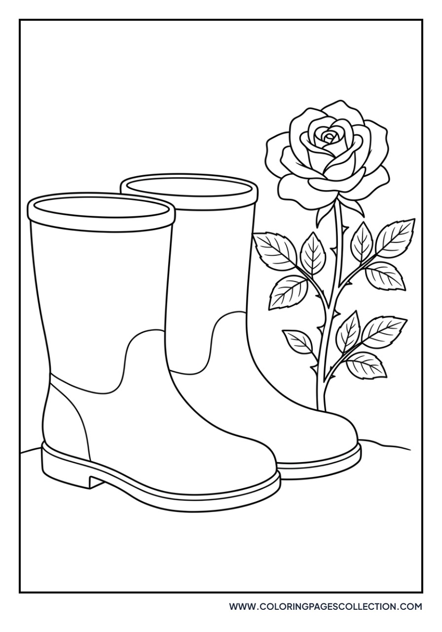 Rose and Garden Boots