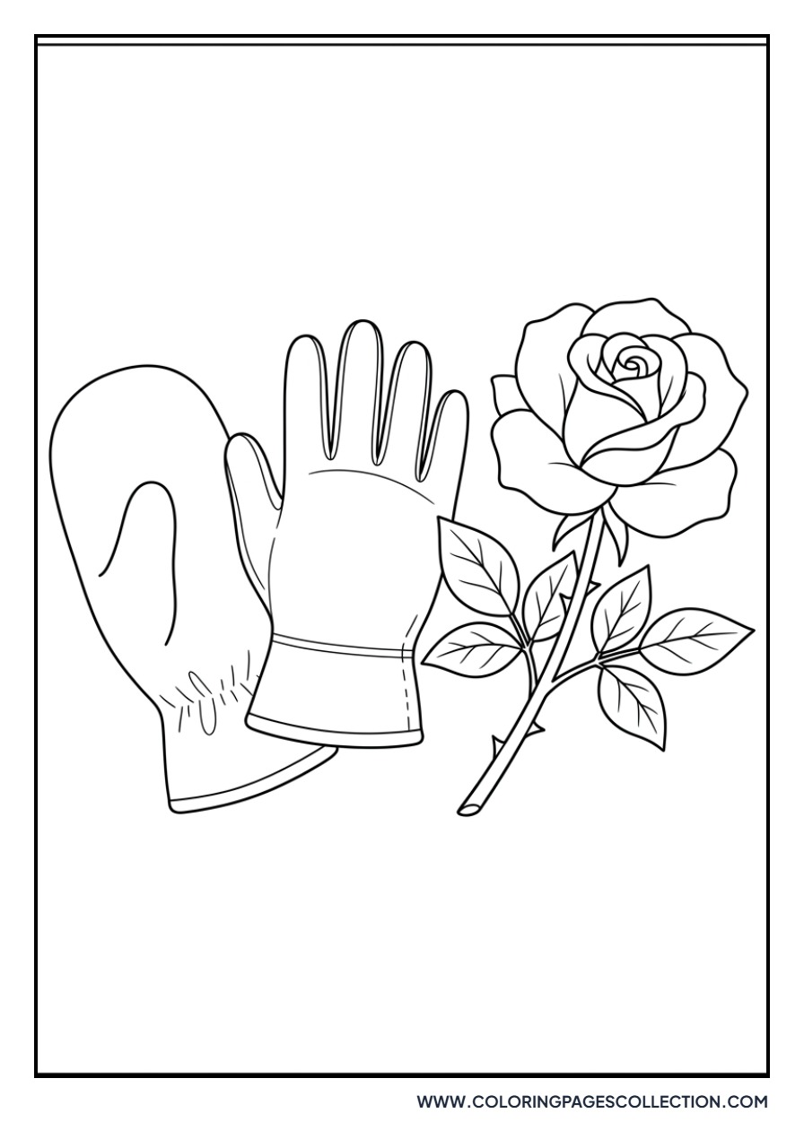 Rose and Garden Gloves