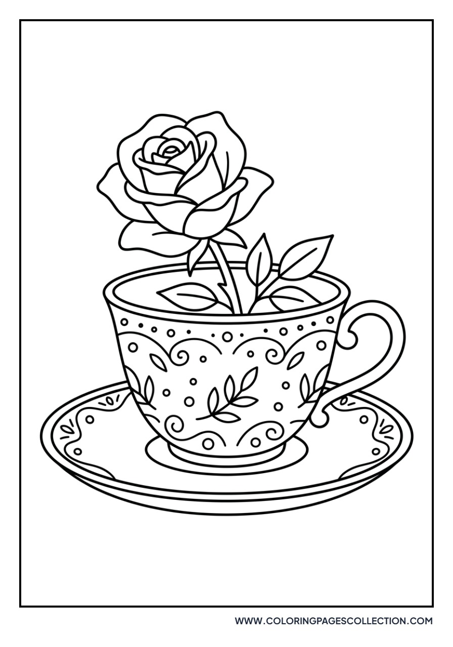 Rose and Teacup