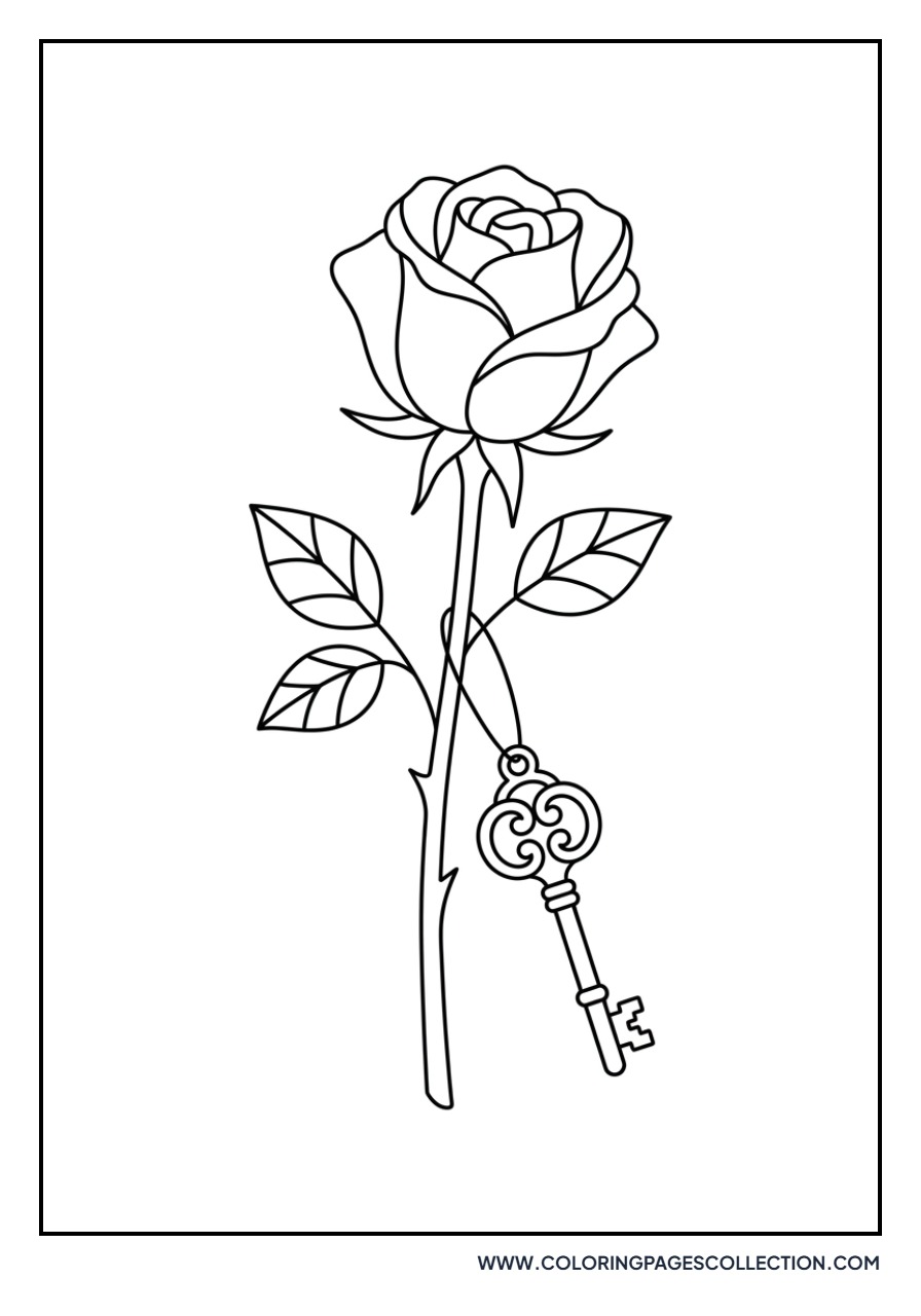 Rose with a Small Key