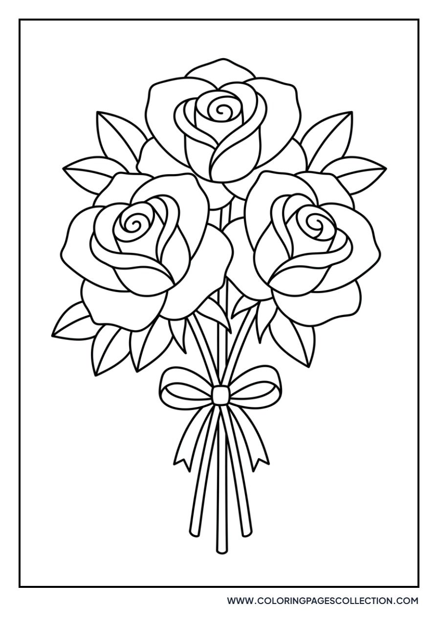 Simple Rose Bouquet