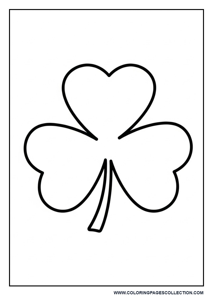 Basic Shamrock Outline