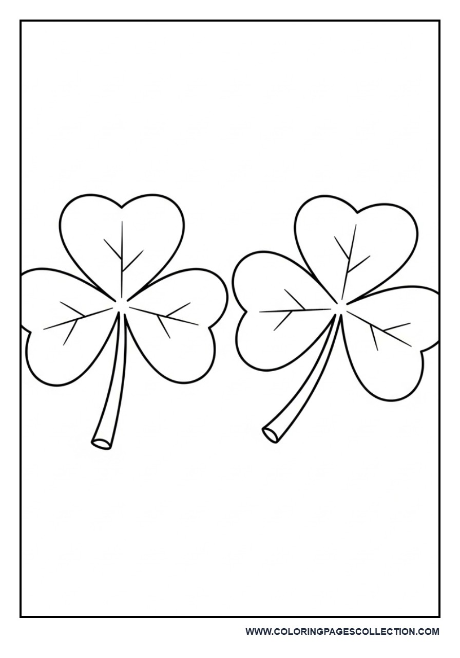 Double Shamrock Simple Design