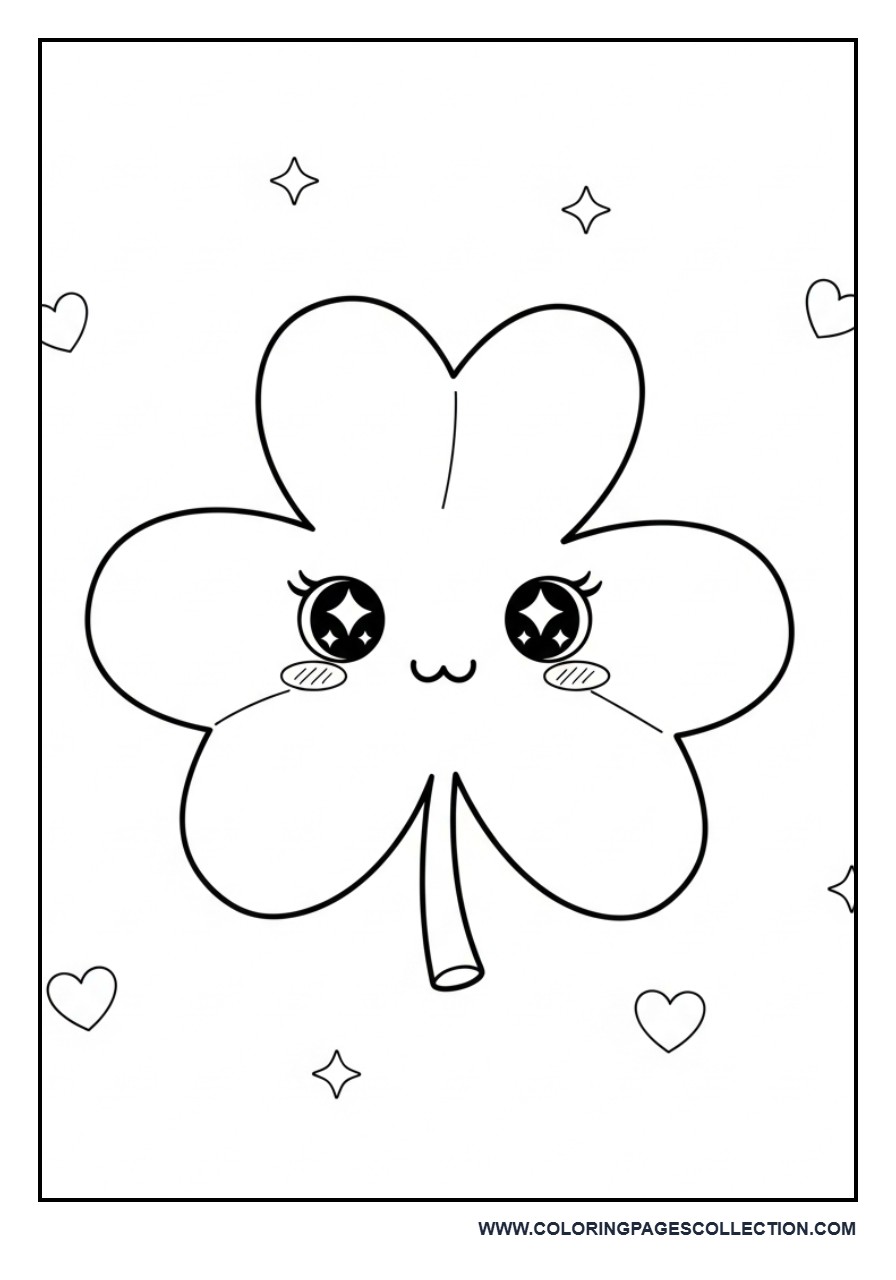Kawaii Shamrock