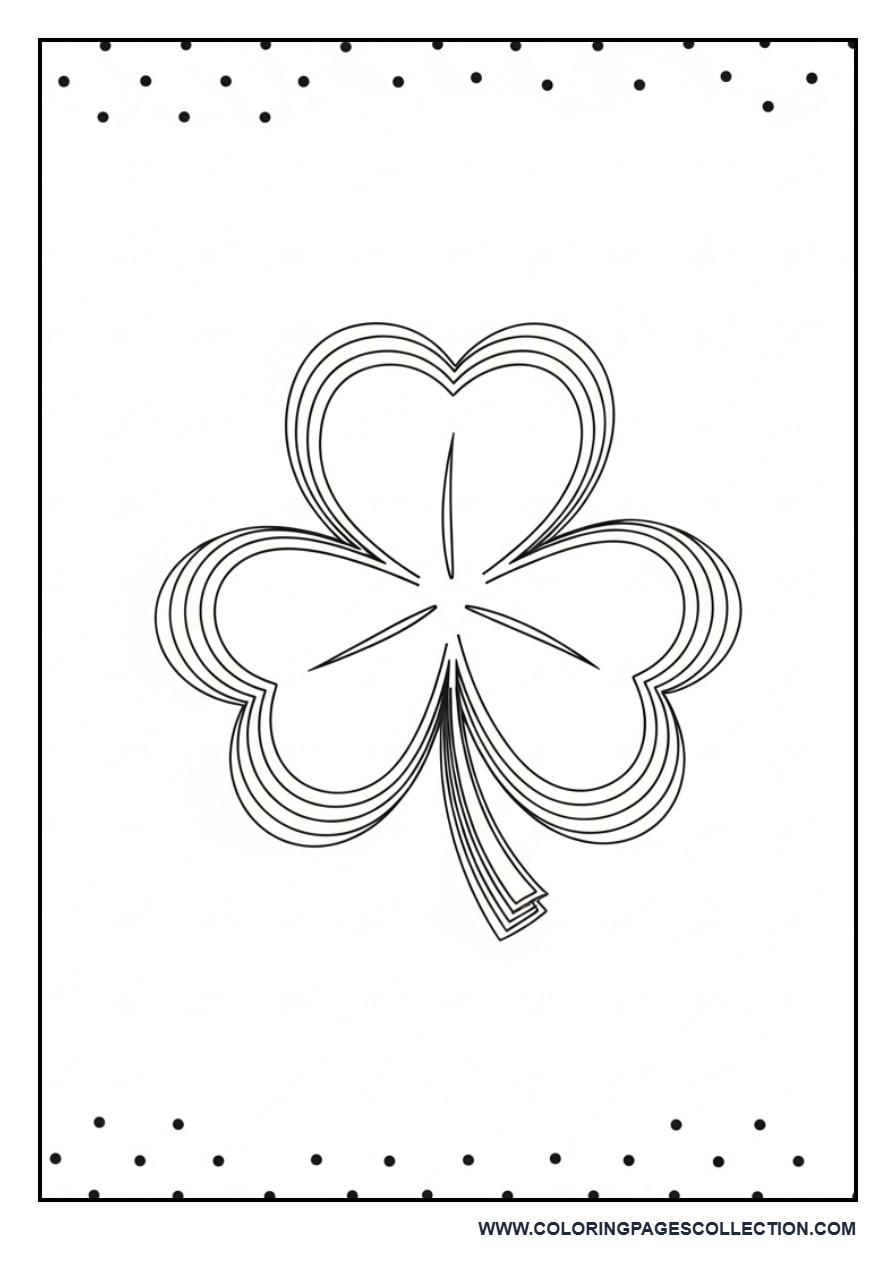 Layered Shadow Shamrock