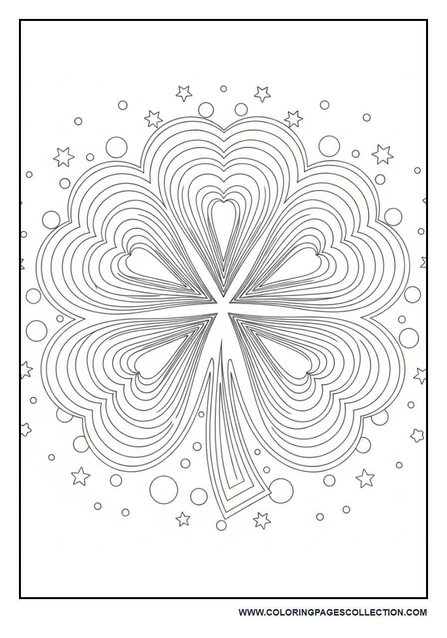 Layered Shamrock Mandala