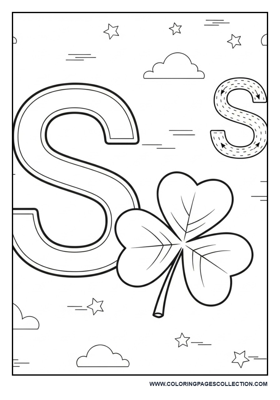Letter “S” for Shamrock