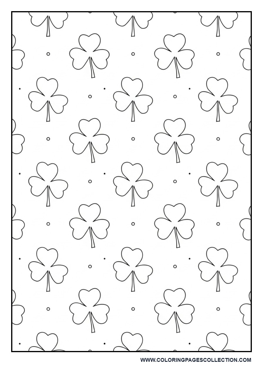 Repeating Shamrock Pattern