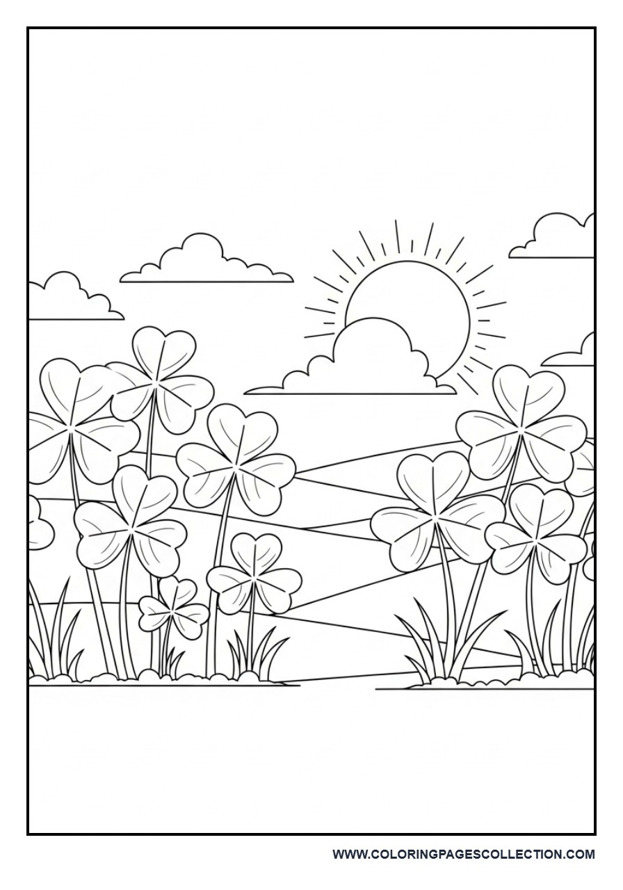 Shamrock Field Scene