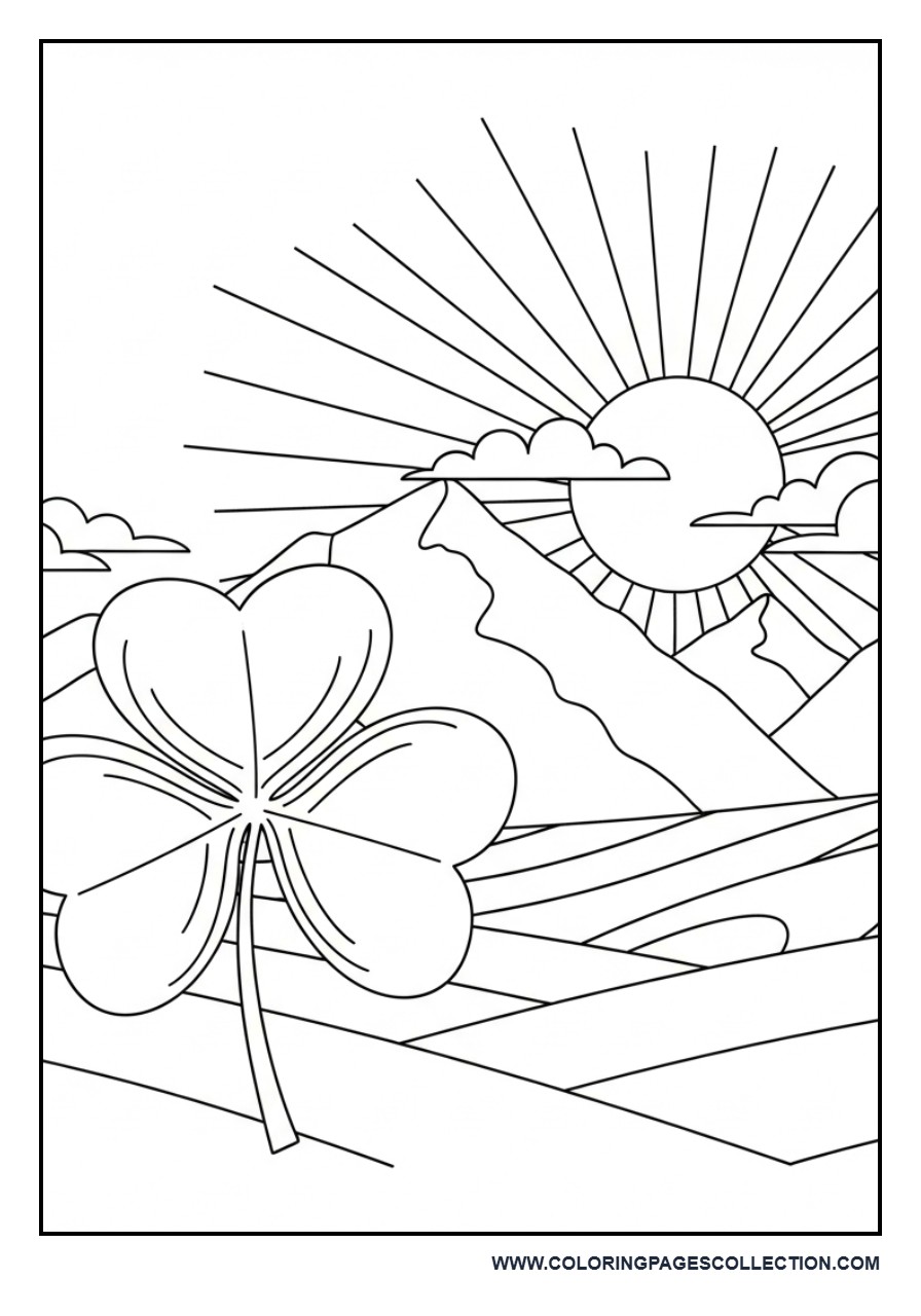 Shamrock Mountain Scene