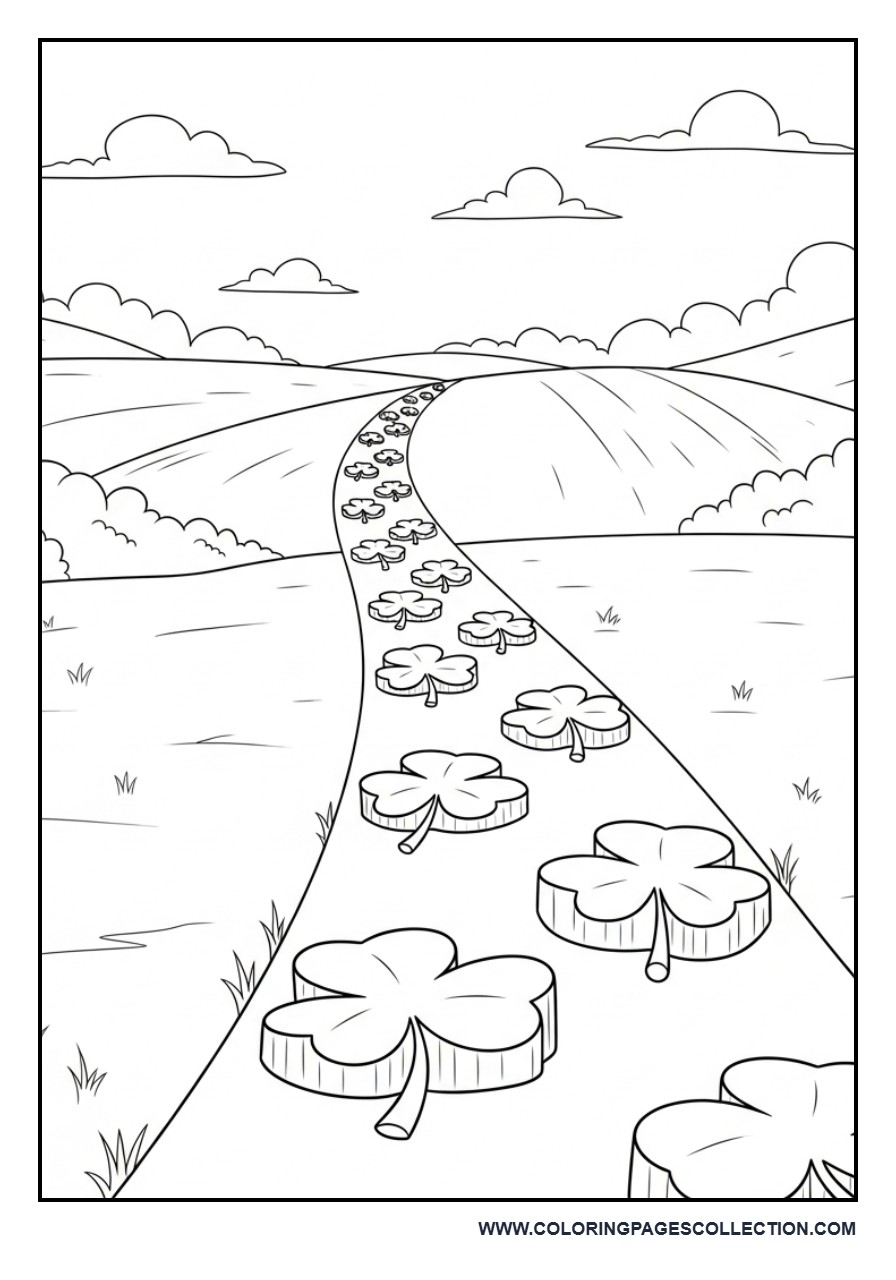 Shamrock Pathway Scene