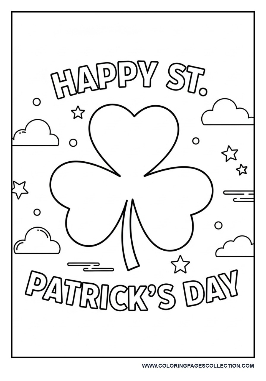 Shamrock Poster Style Page