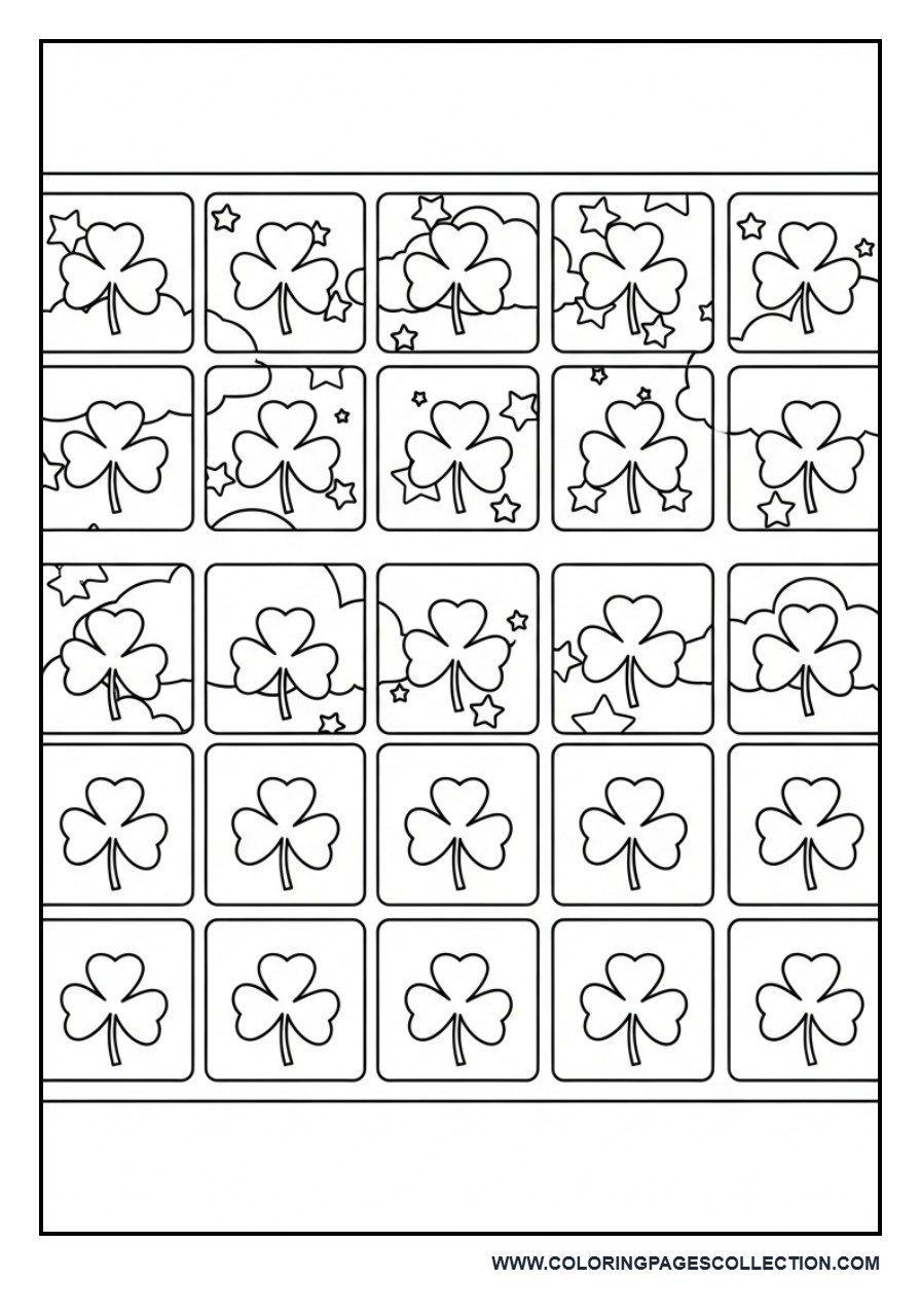Shamrock Reward Chart Style