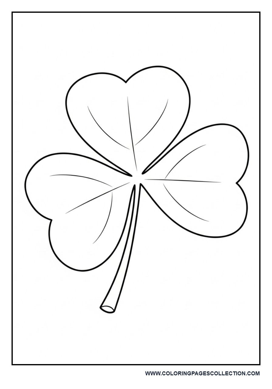 Shamrock with Rounded Leaves