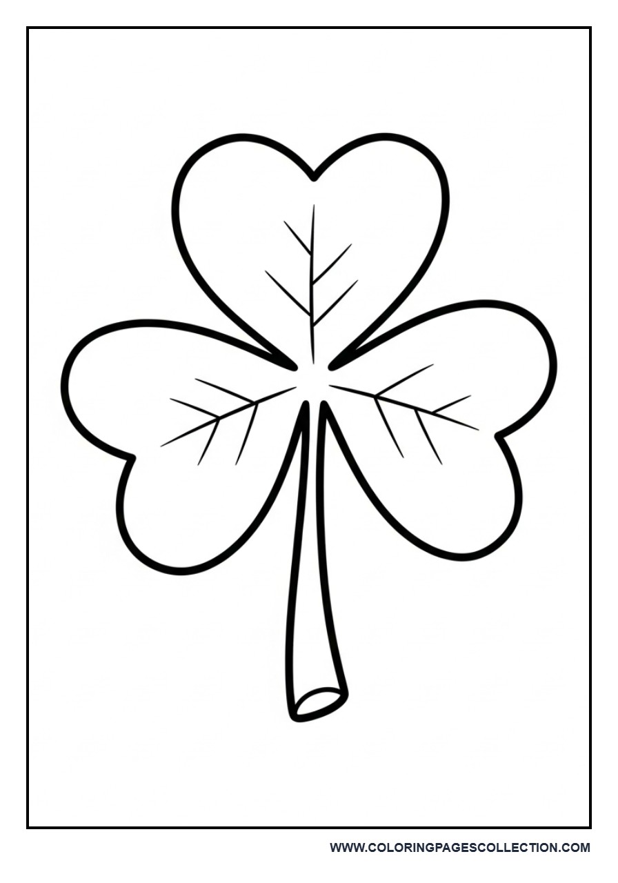 Shamrock with Thick Stem