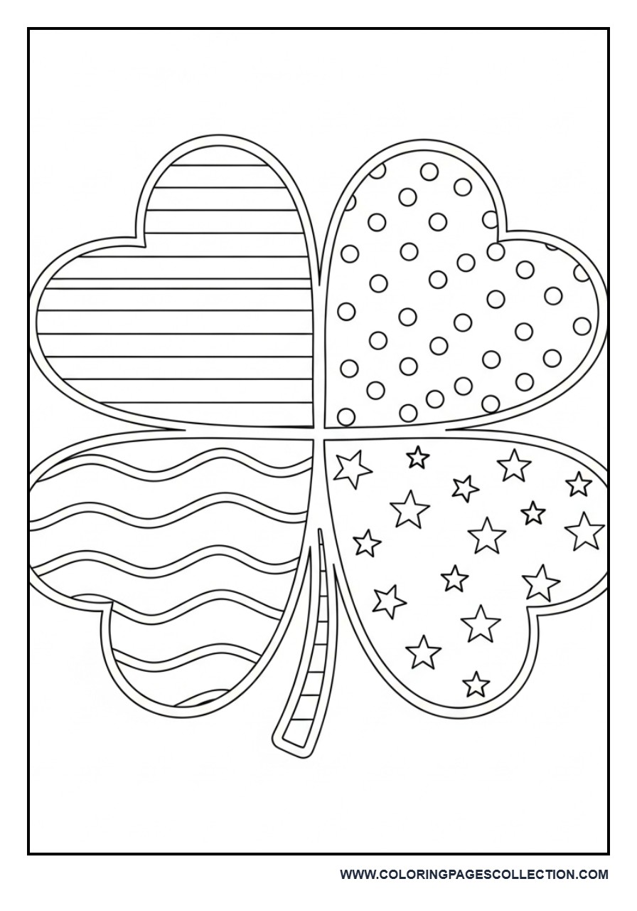 Split Design Shamrock