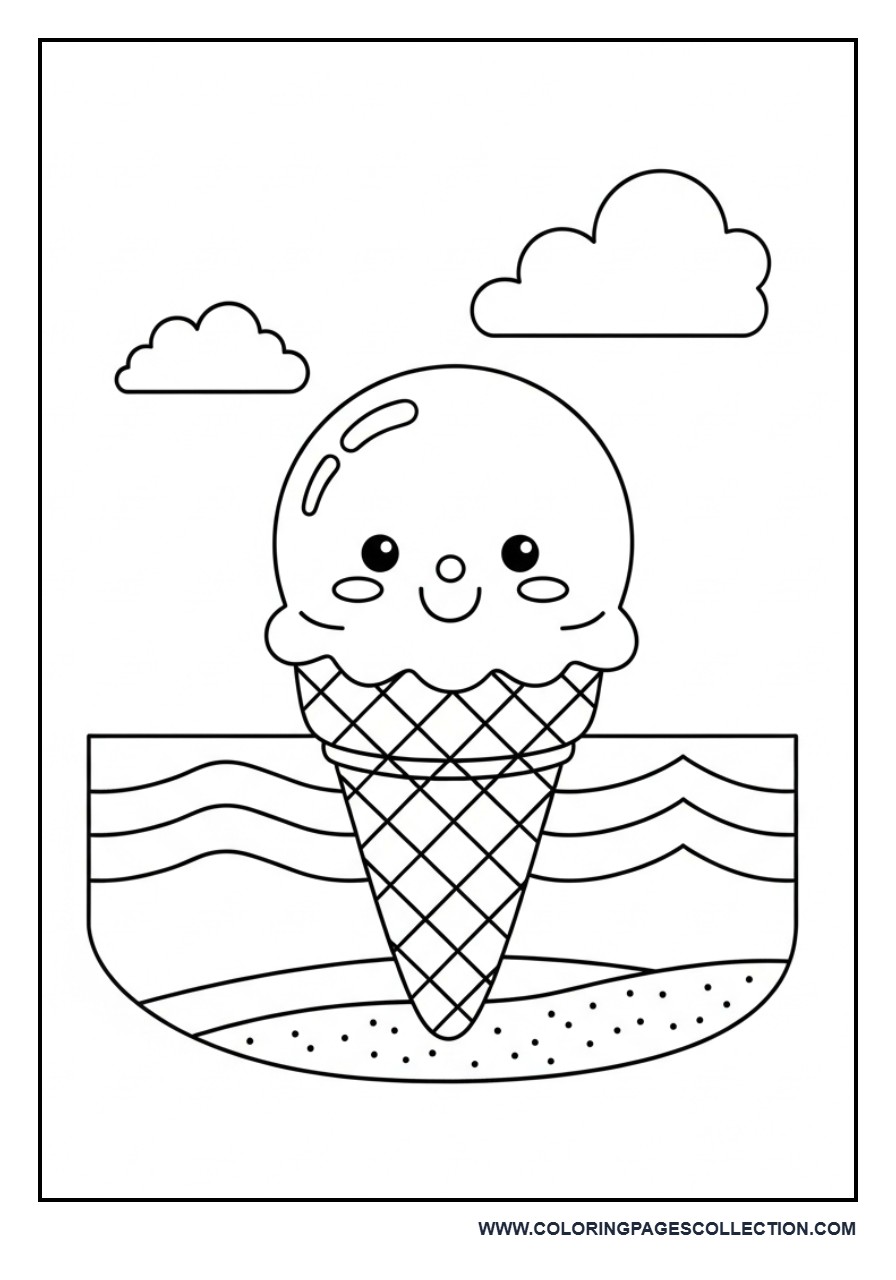 Ice Cream at the Beach