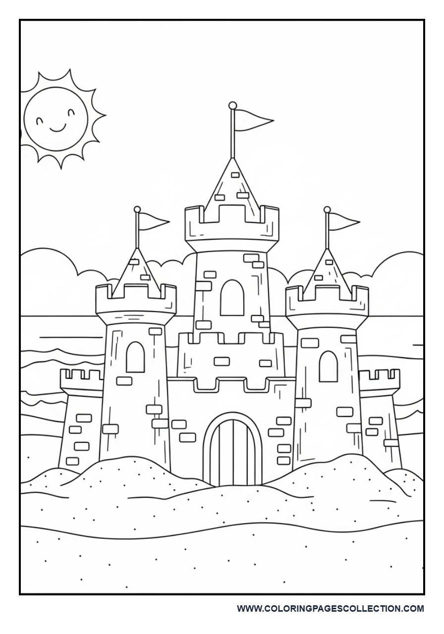 Sandcastle by the Sea