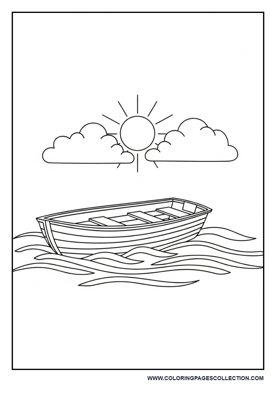 Simple Boat on Water