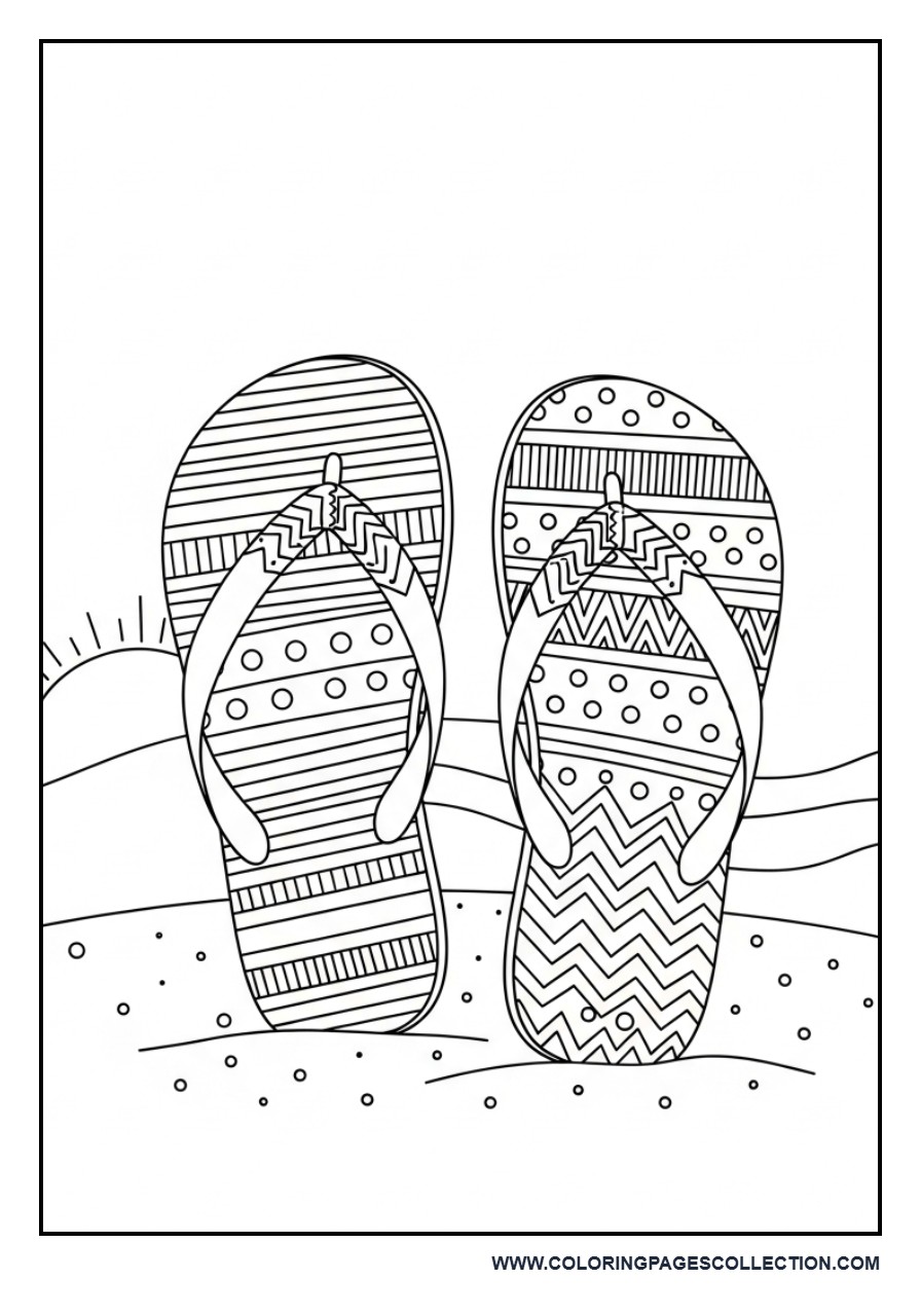 Summer Flip Flop Patterns