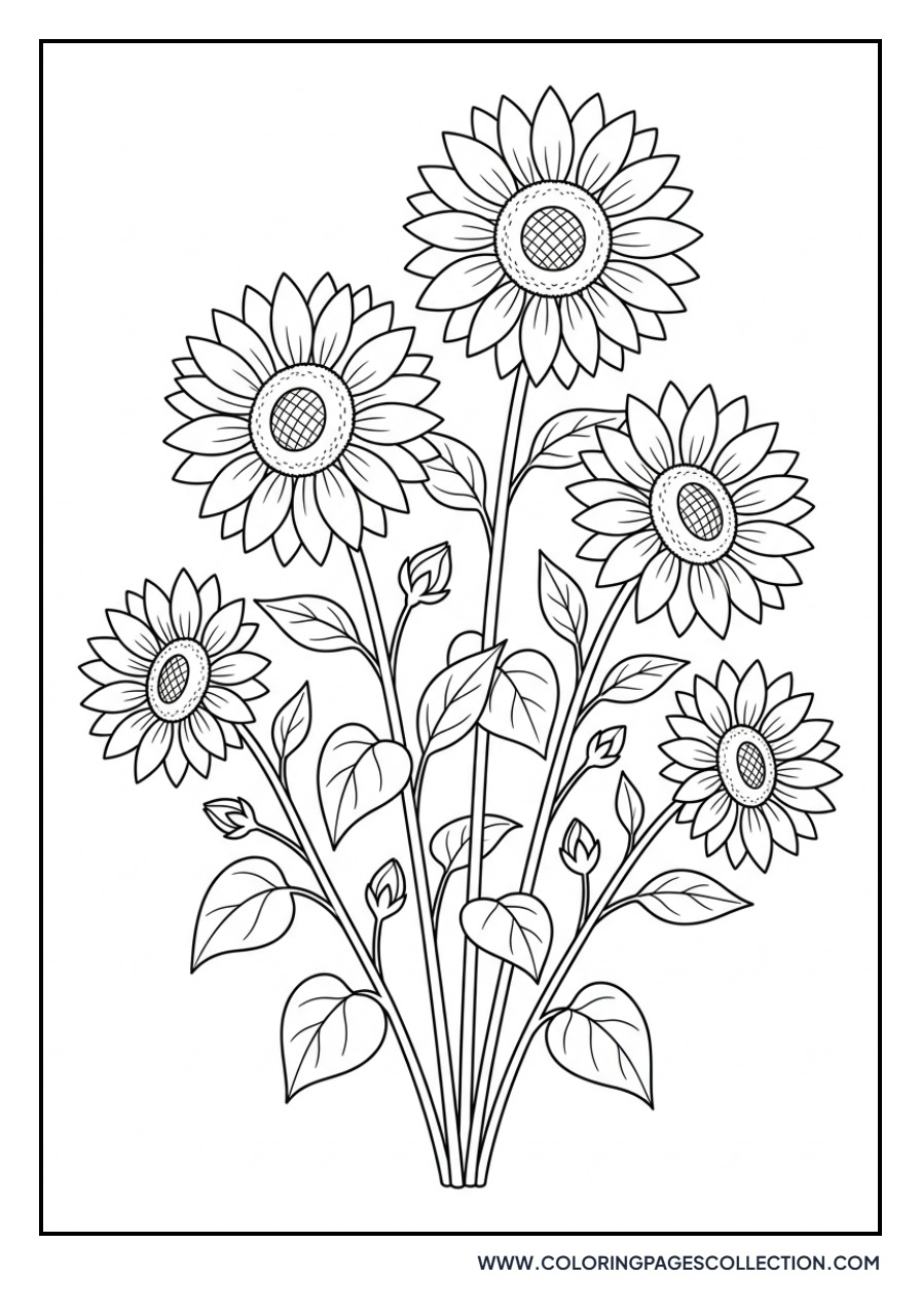 Miniature Sunflower Group