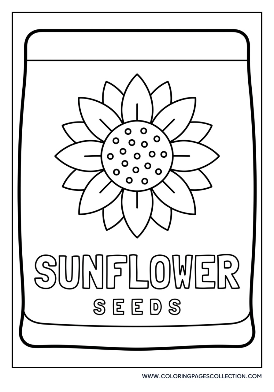 Sunflower Seed Packet