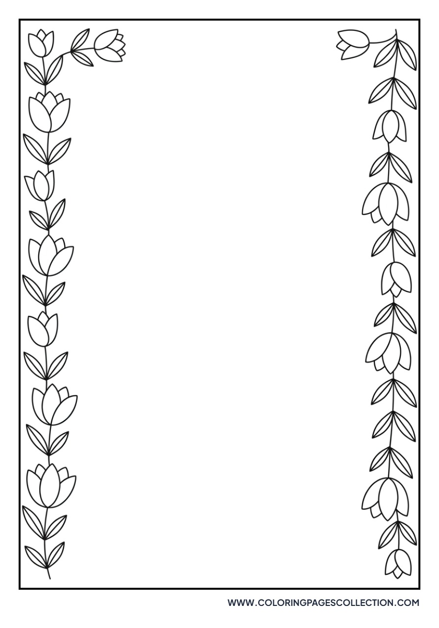 Tulip Border Pattern