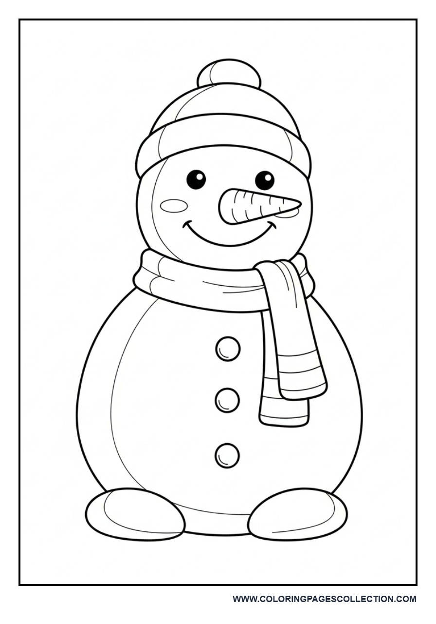 Cute Snowman Smile