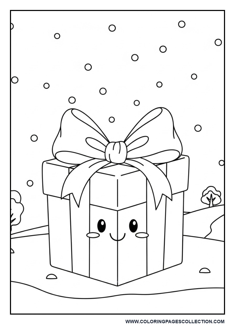 Kawaii Gift Box with Bow