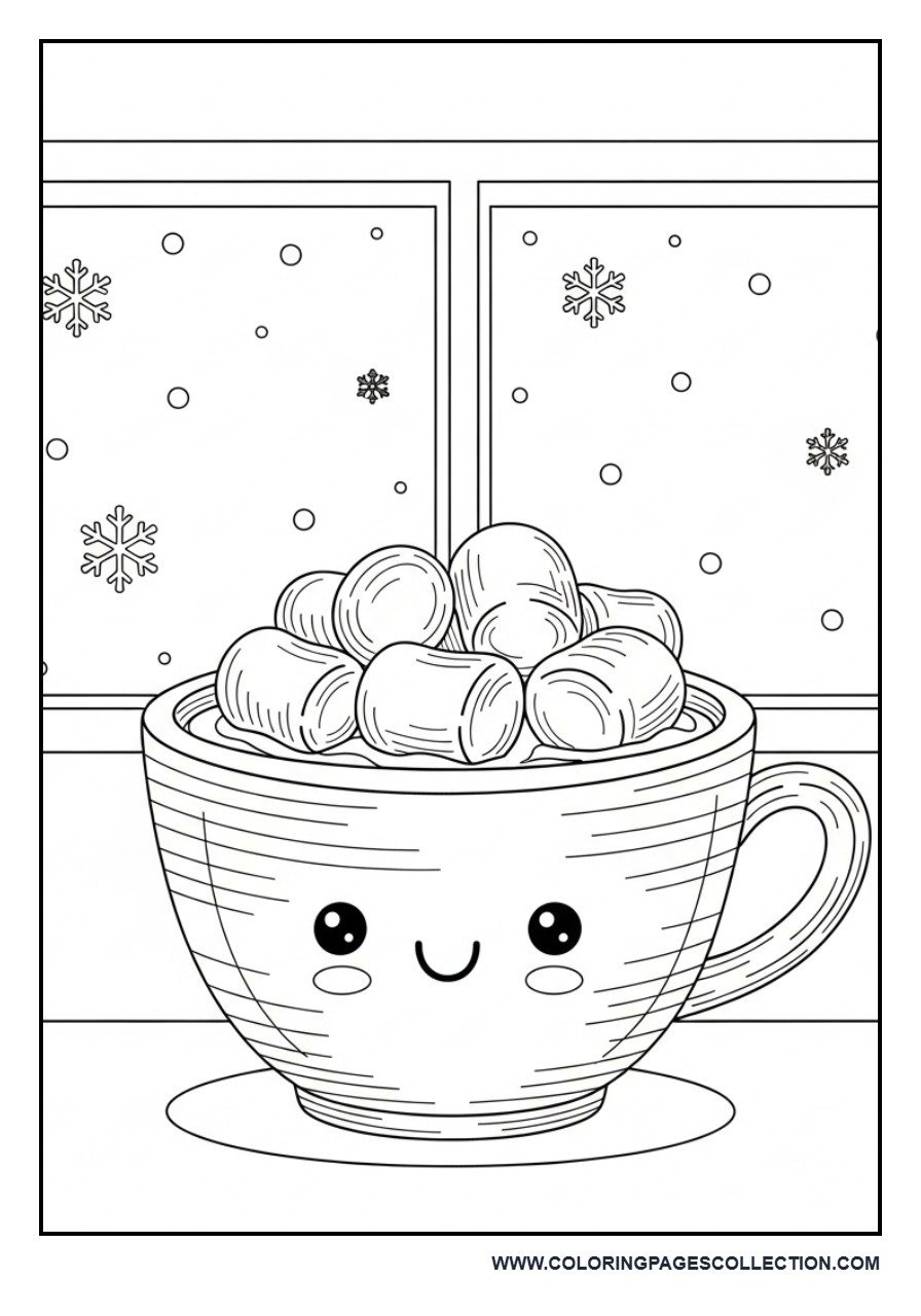 Kawaii Hot Chocolate Cup