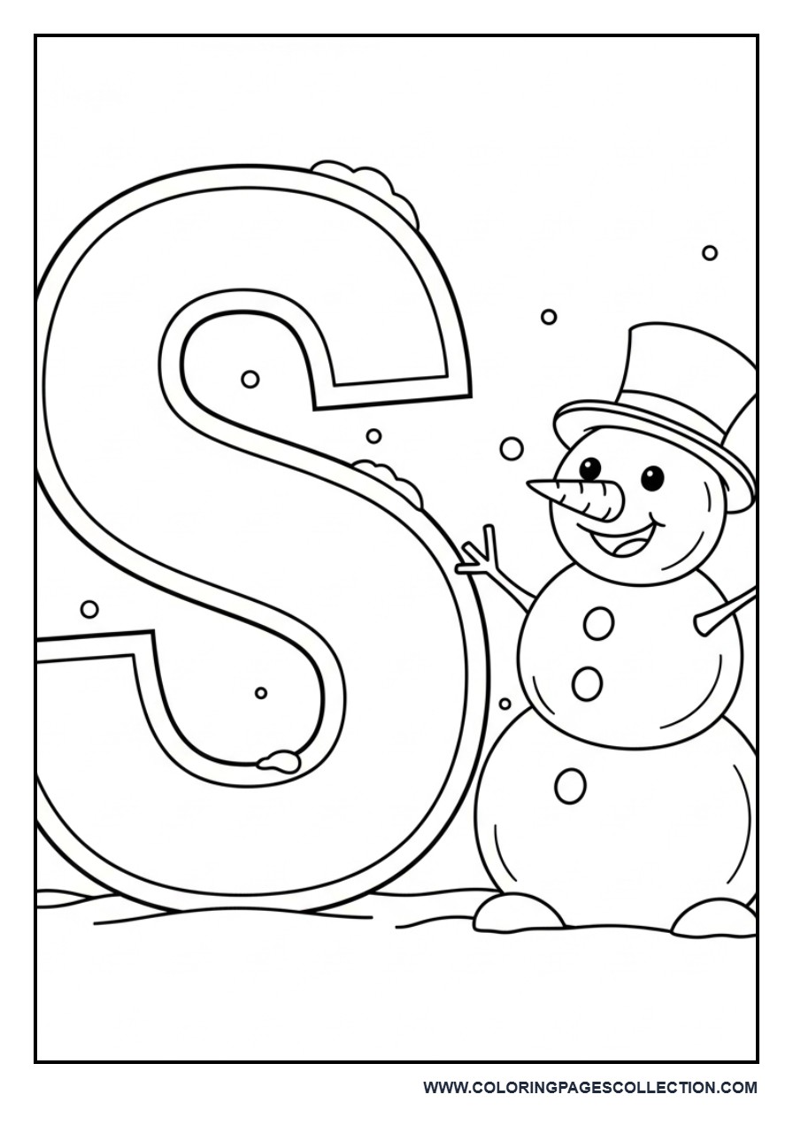 S for Snowman