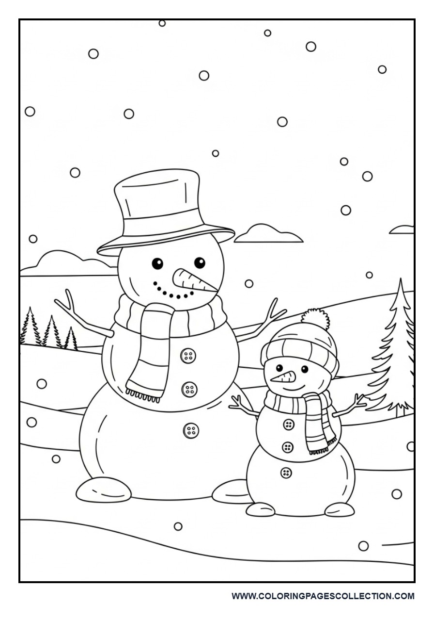 Snowman Family