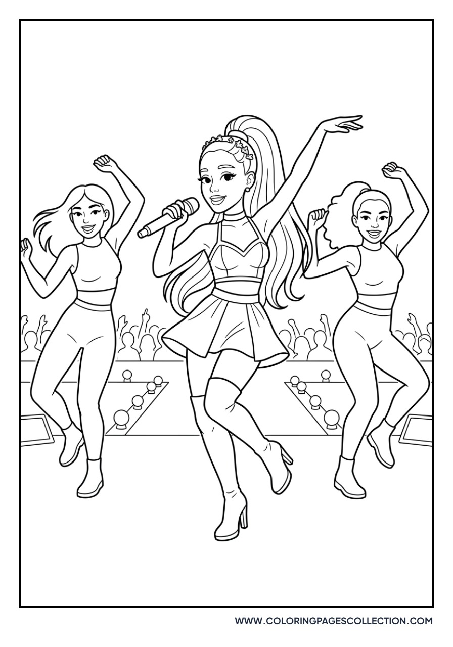 Ariana Dancing in Concert