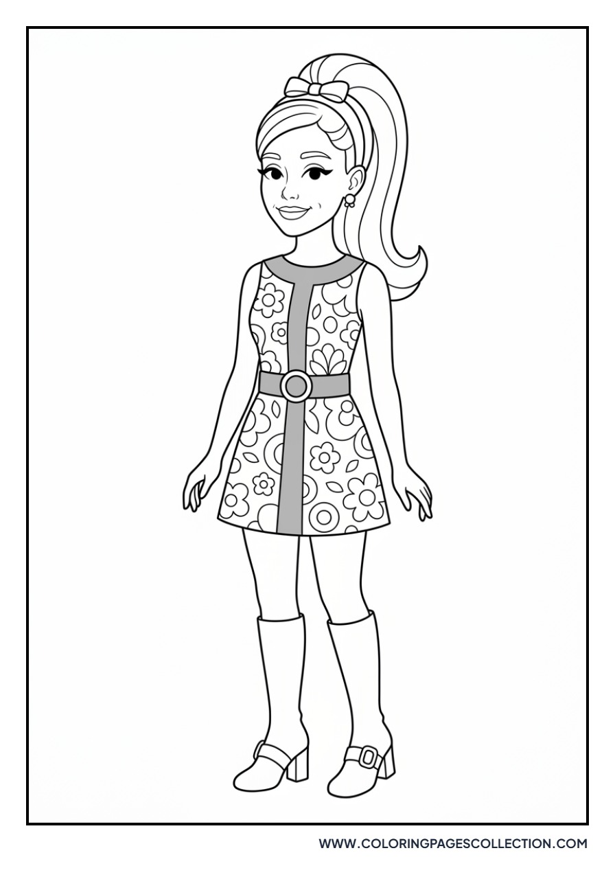 Ariana in 60s Retro Outfit