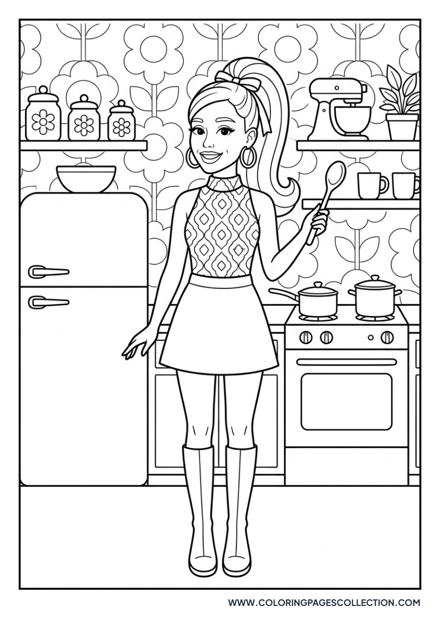Ariana in Positions Kitchen