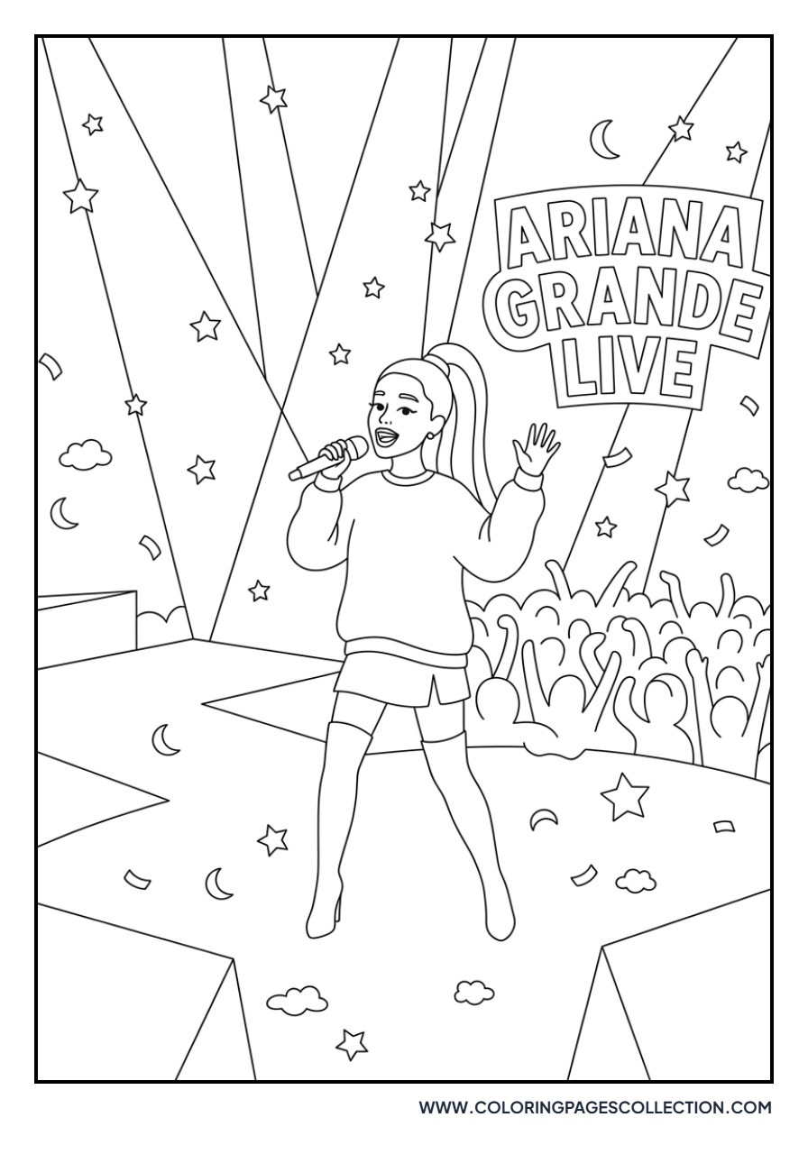 Ariana Performing on Stage
