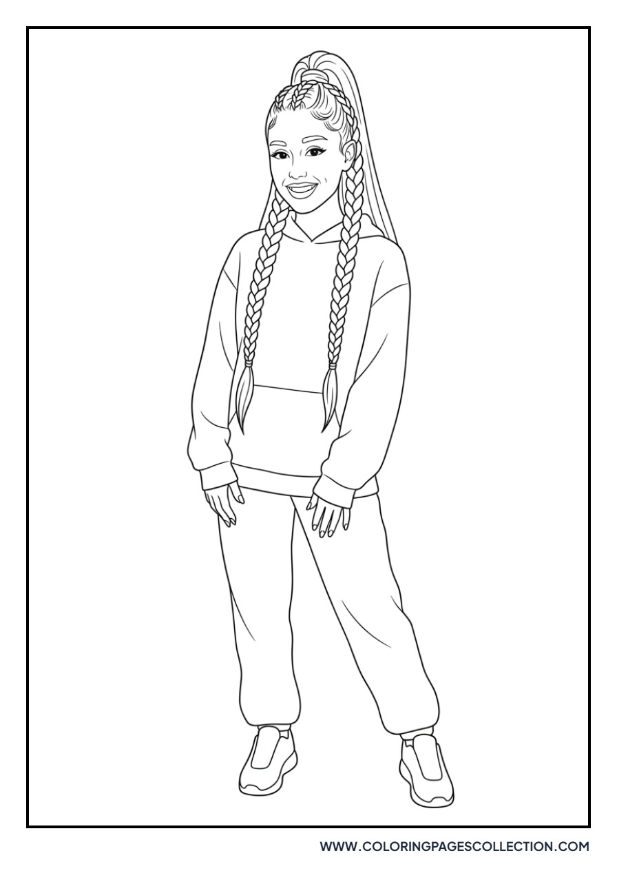 Ariana with Braided Hair