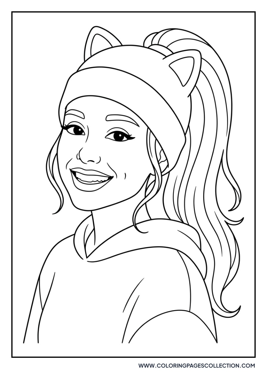 Ariana with Cat Ear Headband