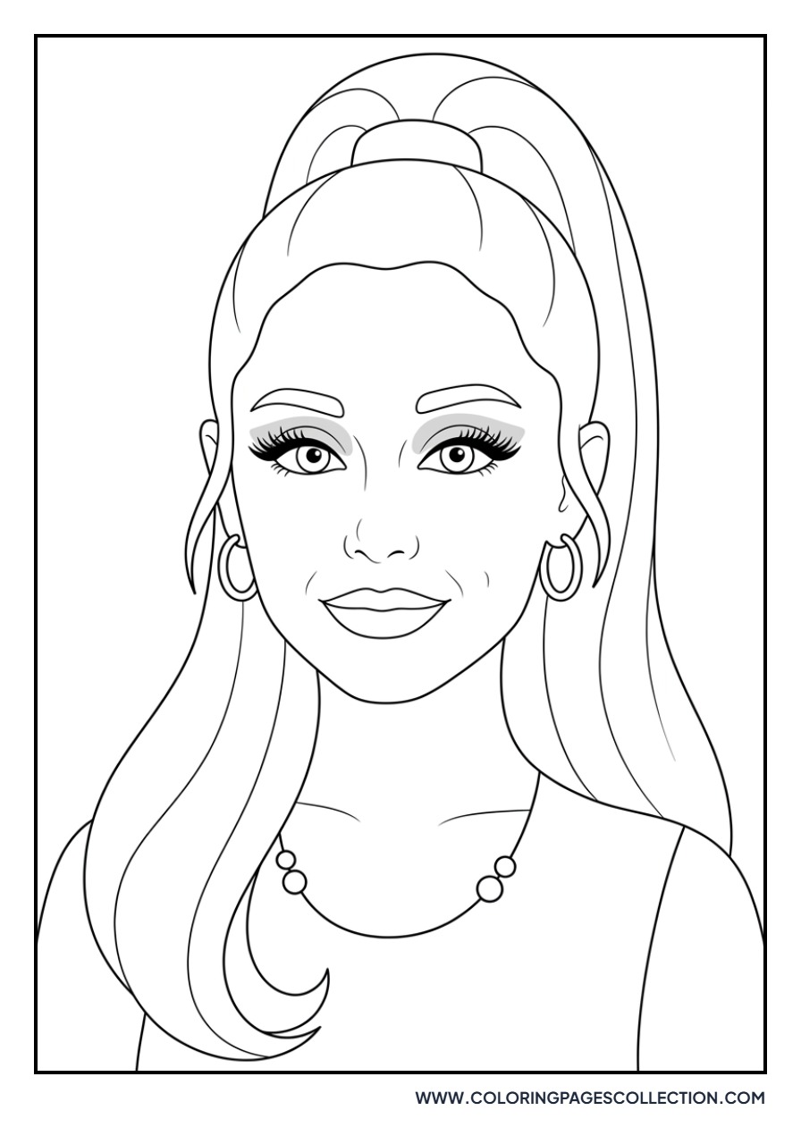 Ariana with Long Lashes