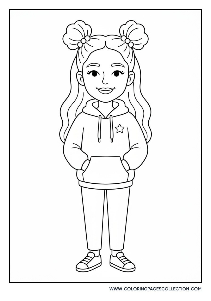 Ariana with Space Buns