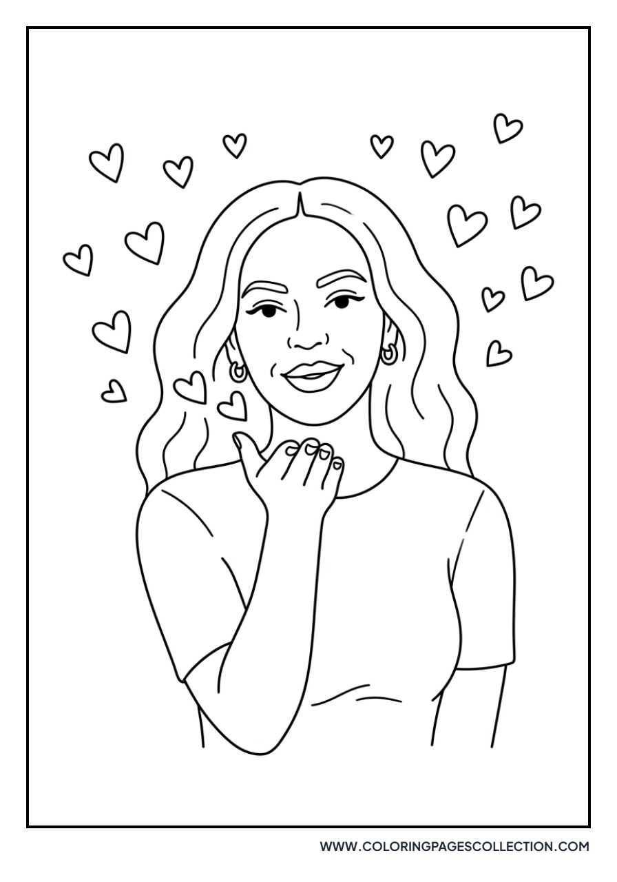 Beyoncé Blowing Kiss