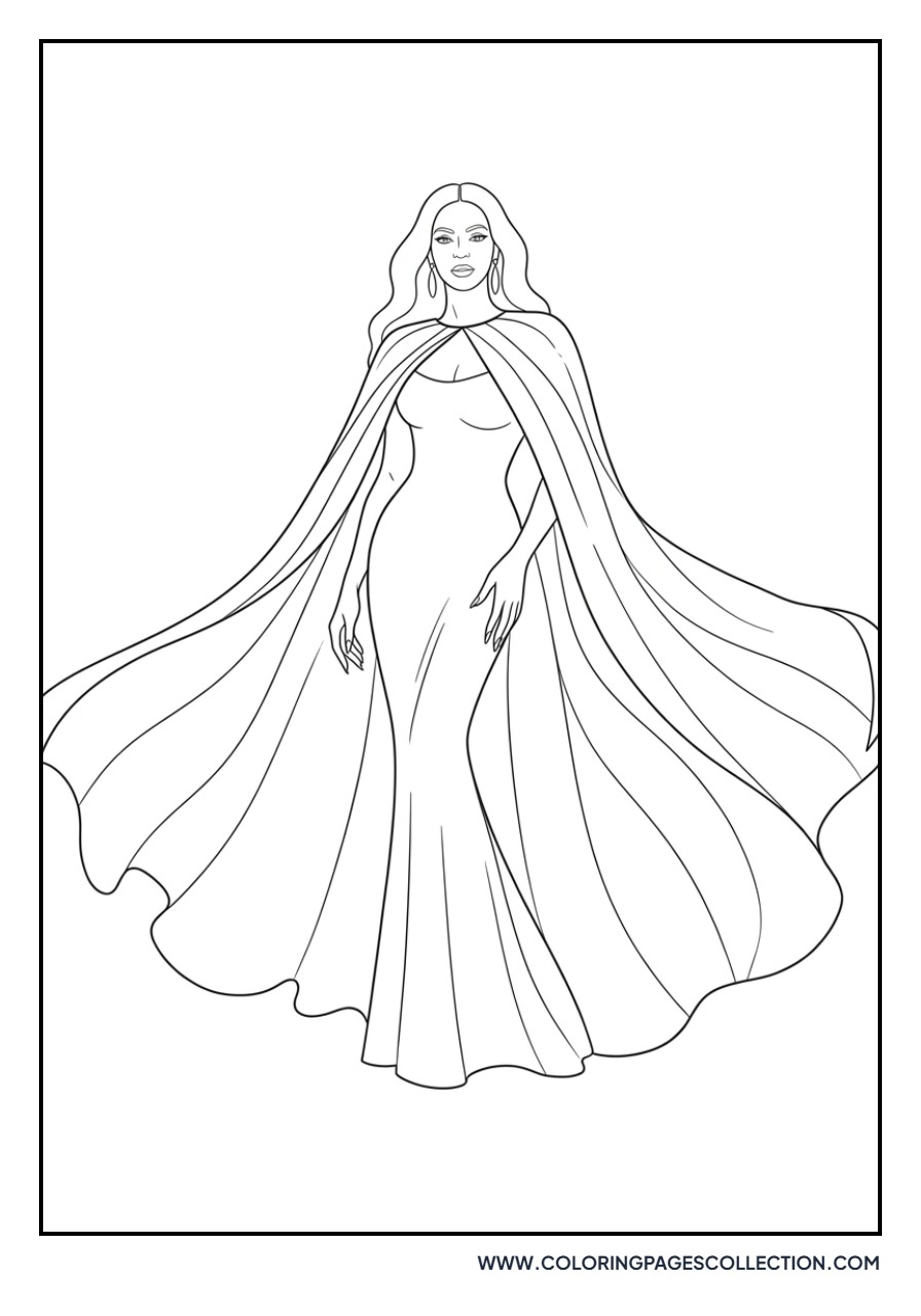 Beyoncé Dramatic Cape