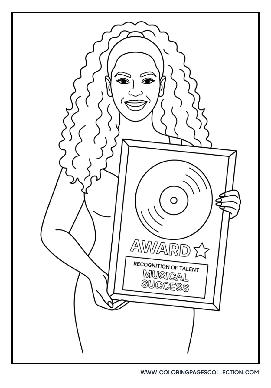 Beyoncé Gold Record