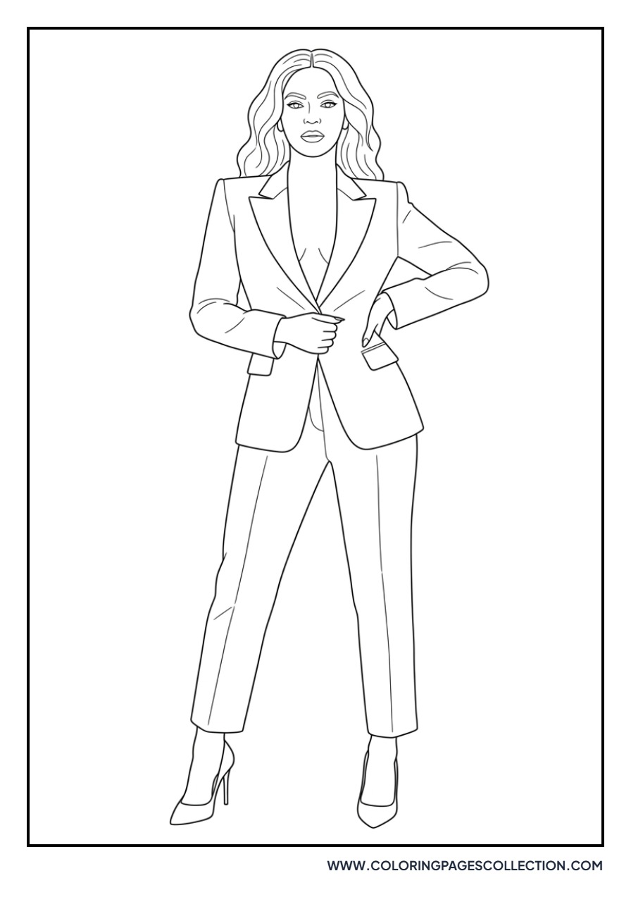 Beyoncé High Fashion Suit
