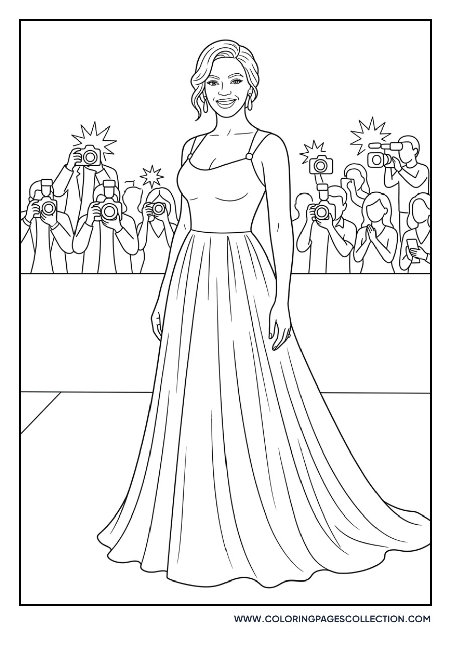 Beyoncé Red Carpet Gown