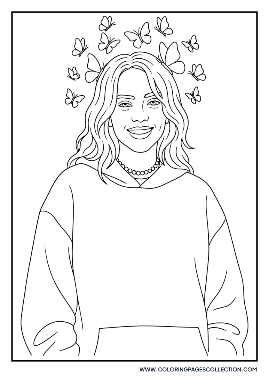Billie Eilish Butterfly Crown