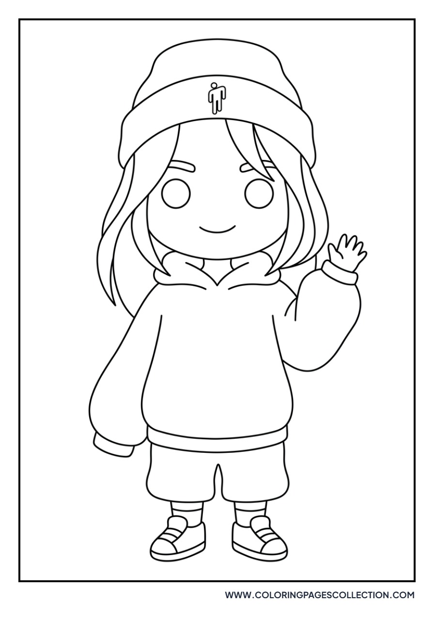 Billie Eilish Chibi Version